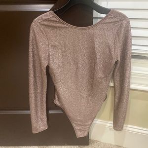 Shein unitard bodysuit with an open back